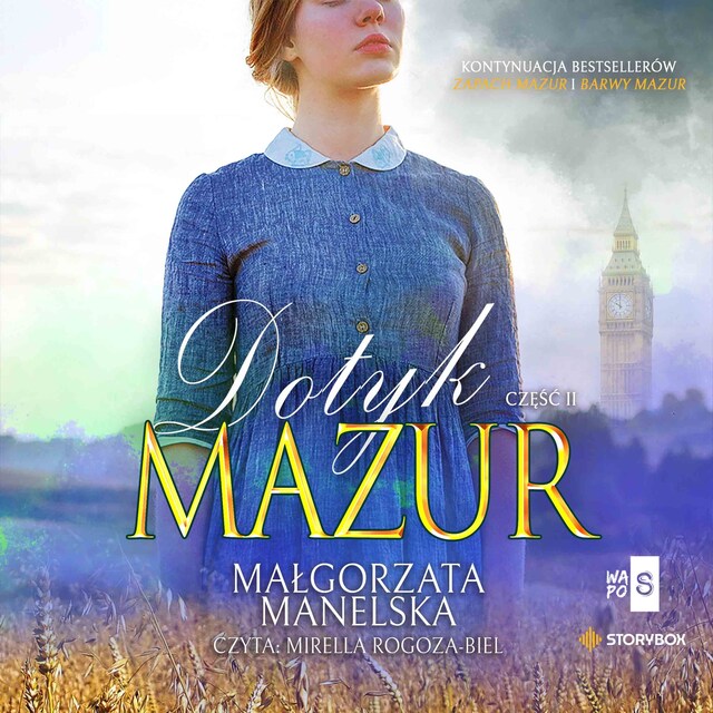 Book cover for Dotyk Mazur. Część 2. Pożegnanie