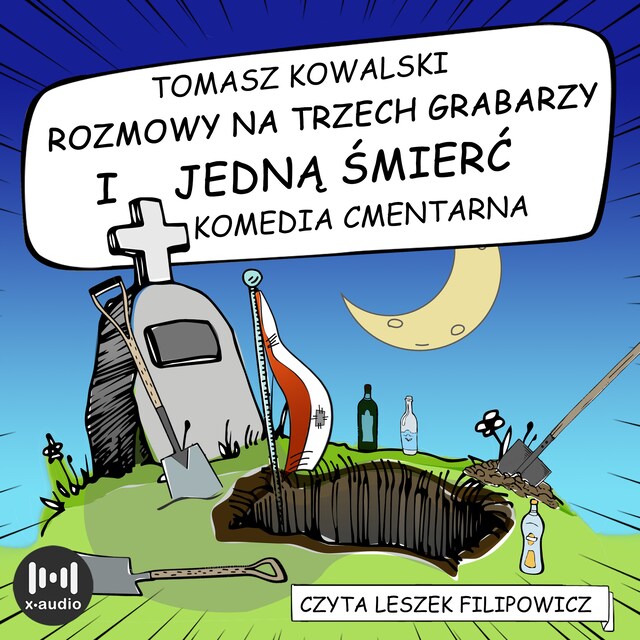 Book cover for Rozmowy na trzech grabarzy i jedną śmierć