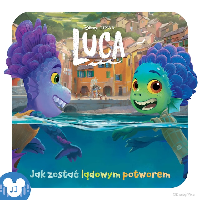 Okładka książki dla Luca. Jak zostać lądowym potworem