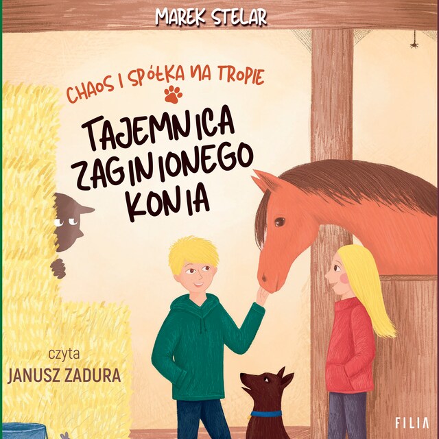 Buchcover für Chaos i spółka na tropie. Tajemnica zaginionego konia