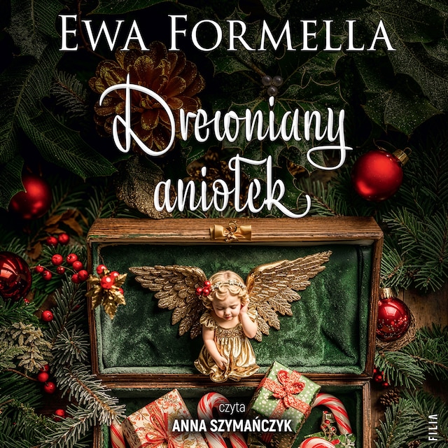 Book cover for Drewniany aniołek