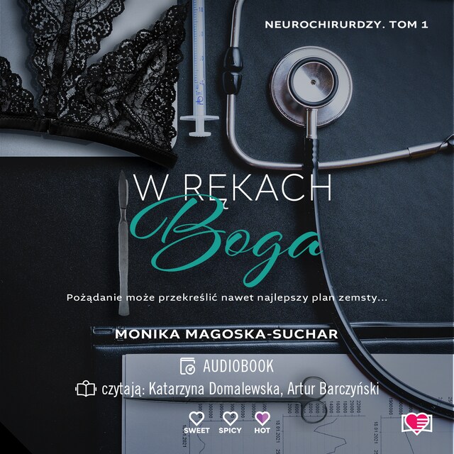 Book cover for W rękach boga. Neurochirurdzy. Tom 1