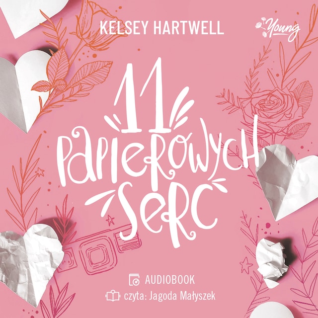 Book cover for 11 papierowych serc