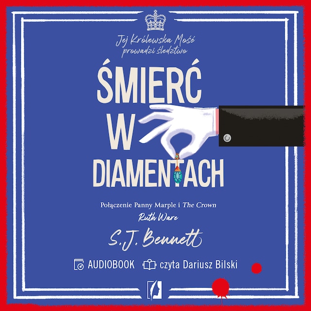 Book cover for Śmierć w diamentach. Jej Królewska Mość prowadzi śledztwo. Tom IV