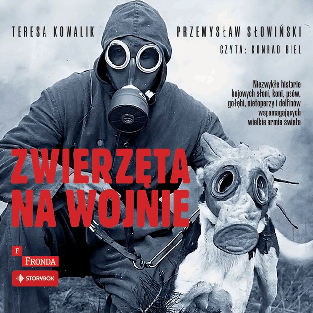 Portada de libro para Zwierzęta na wojnie