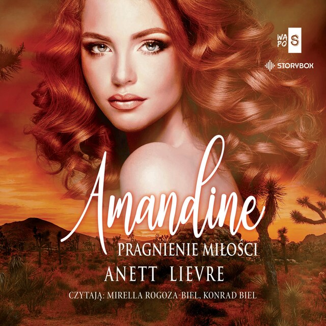 Book cover for Amandine. Pragnienie miłości