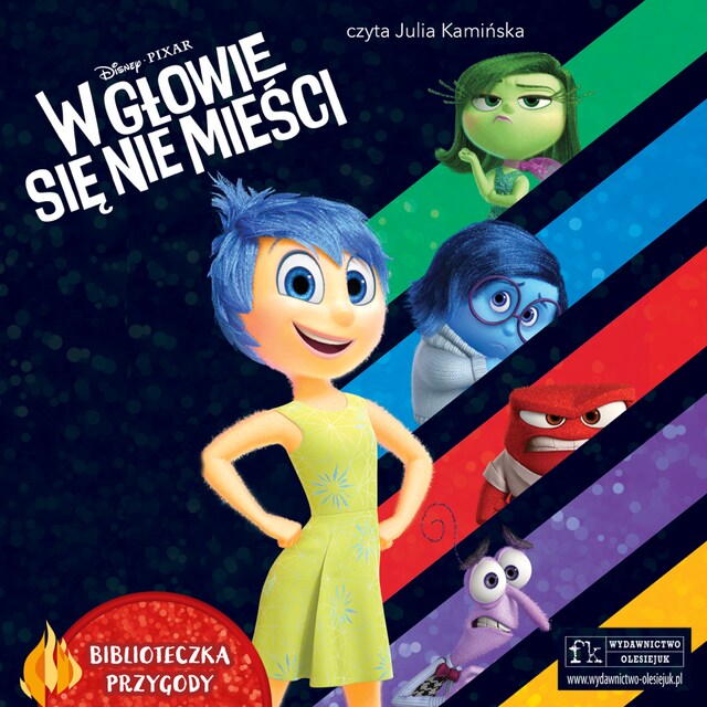 Okładka książki dla Disney. W głowie się nie mieści