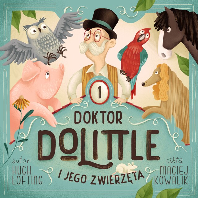 Buchcover für Doktor Dolittle i jego zwierzęta