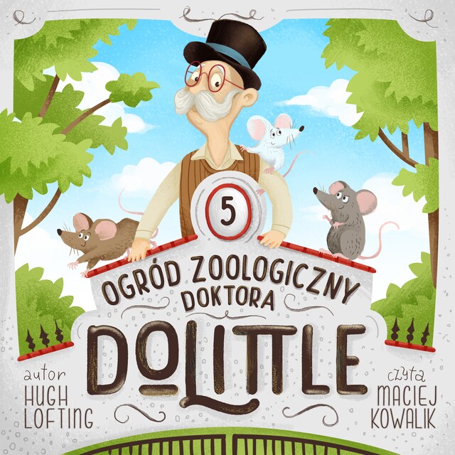 Couverture de livre pour Ogród zoologiczny Doktora Dolittle
