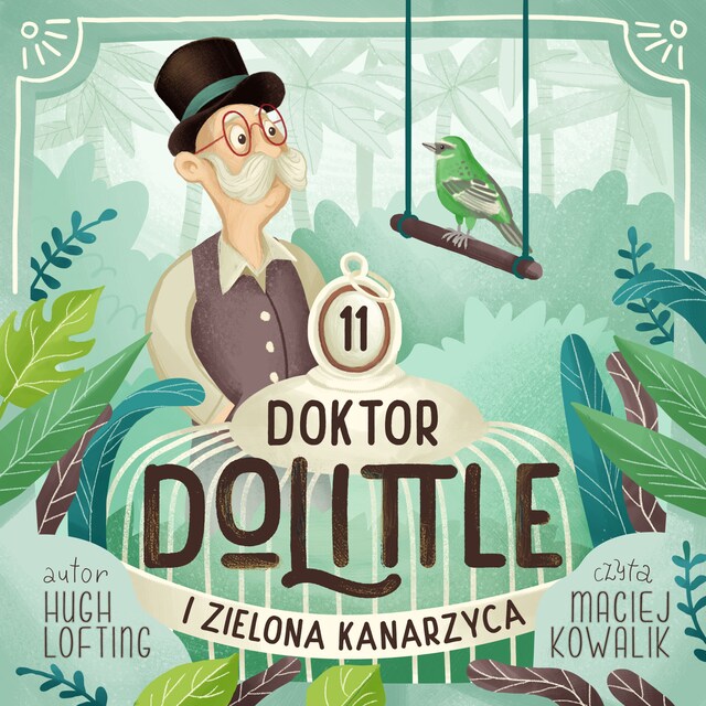 Kirjankansi teokselle Doktor Dolittle i Zielona Kanarzyca