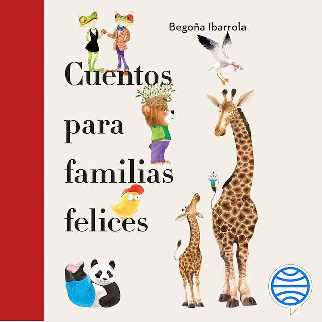 Book cover for Cuentos para familias felices