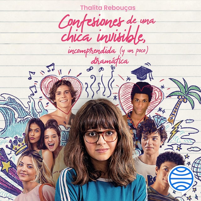 Couverture de livre pour Confesiones de una chica invisible, incomprendida y (un poco) dramática