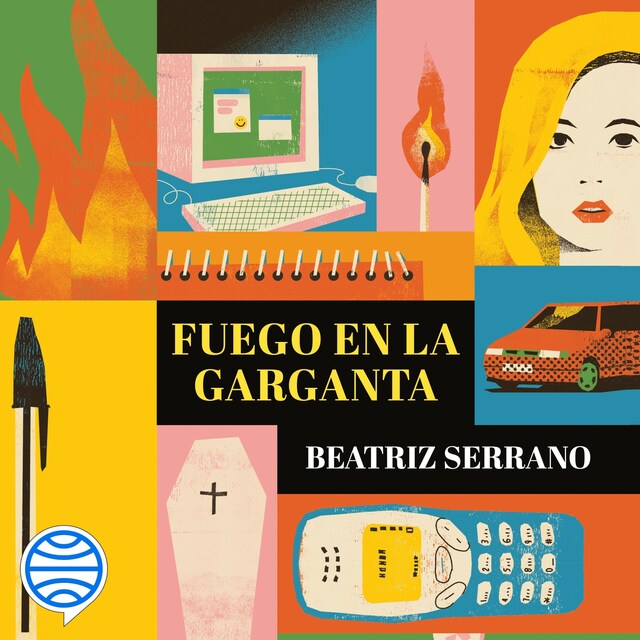 Book cover for Fuego en la garganta