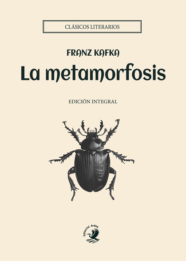 Copertina del libro per La metamorfosis