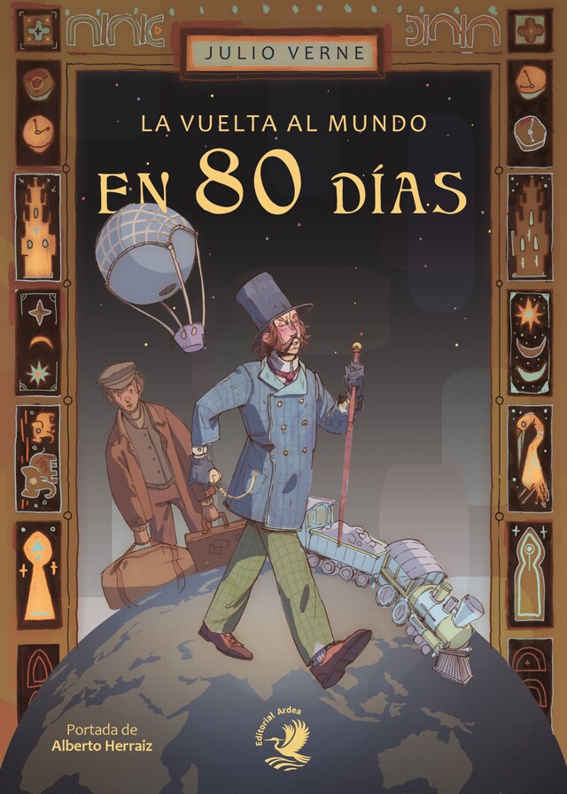 Book cover for La vuelta al mundo en ochenta días