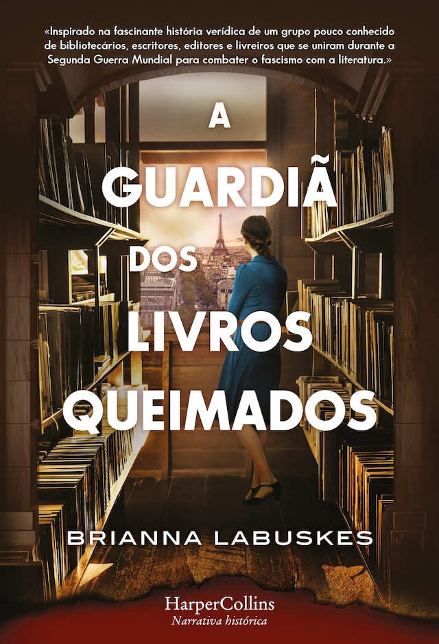 Book cover for A guardiã dos livros queimados