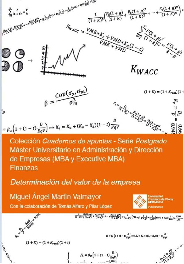 Buchcover für Determinación del valor de una empresa