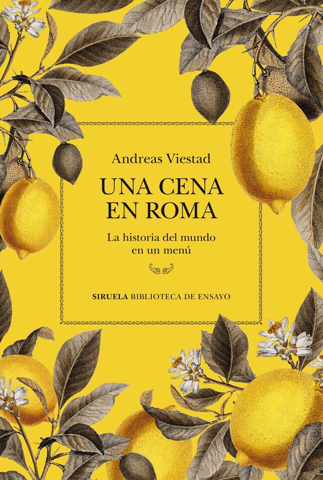 Book cover for Una cena en Roma