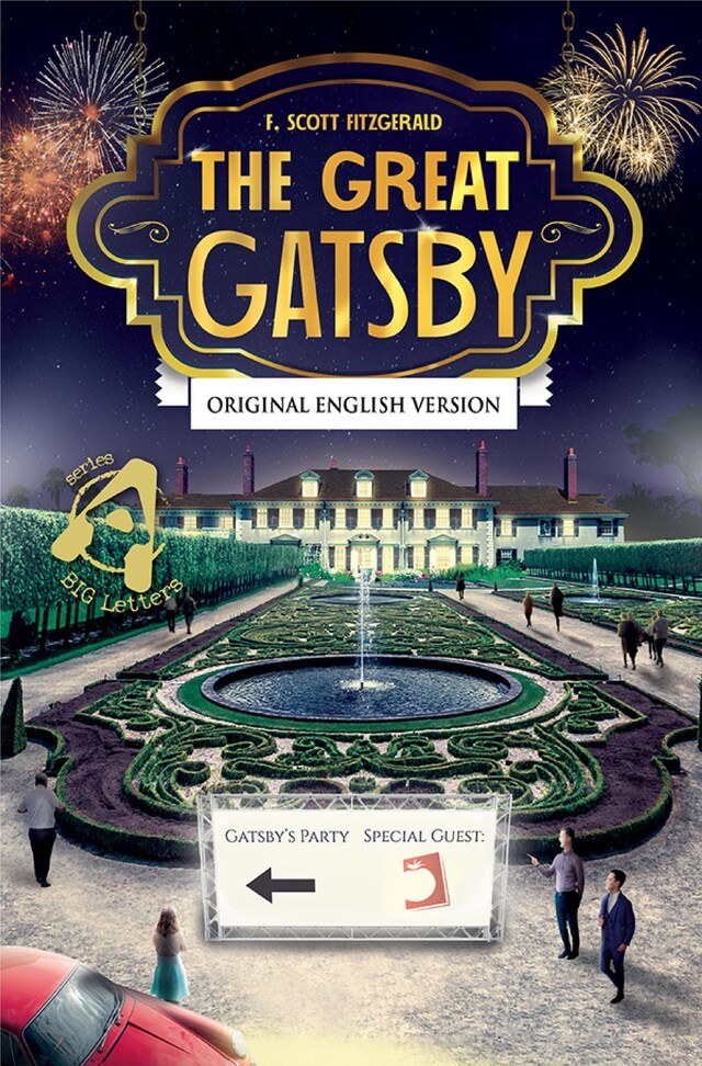 Book cover for The Great Gatsby