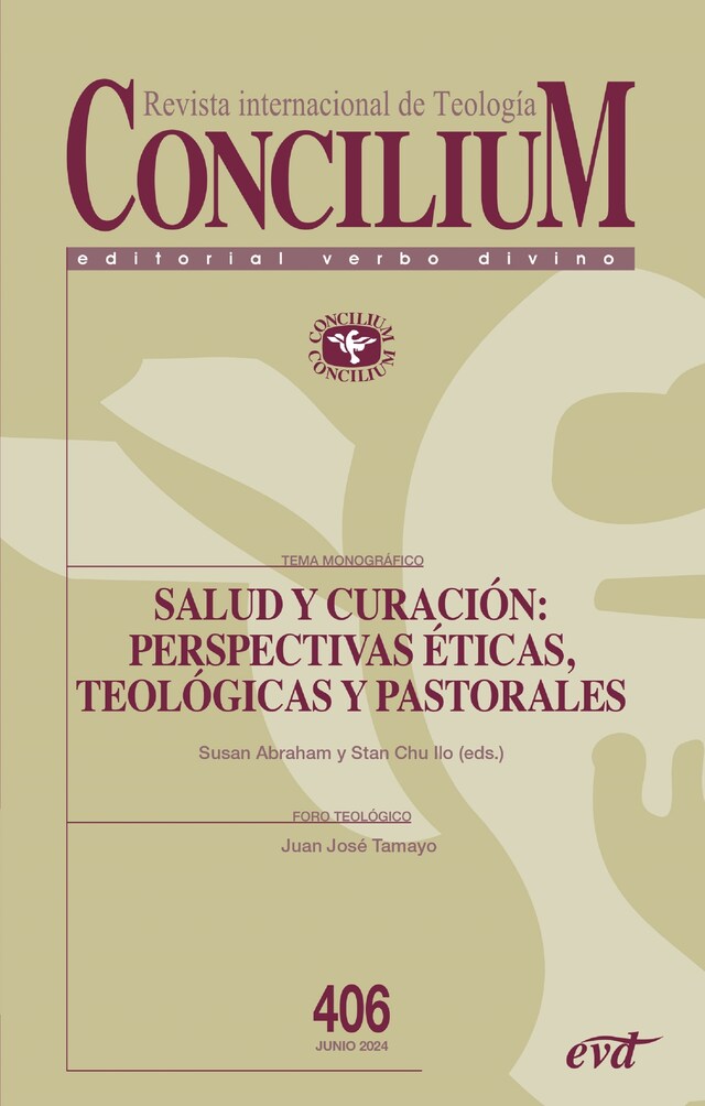 Portada de libro para Salud y curación: perspectivas ética, teológica y pastoral