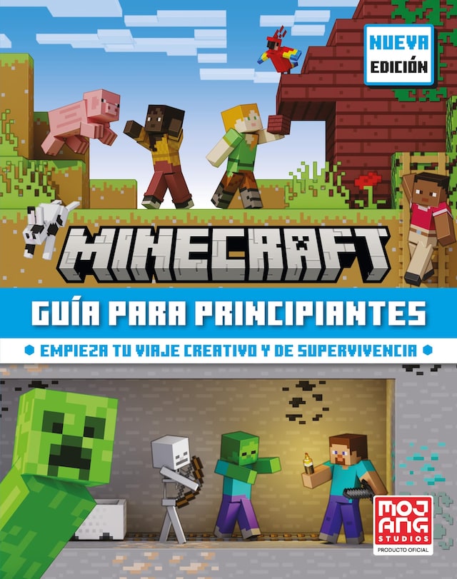 Book cover for Minecraft Oficial: Guía para principiantes