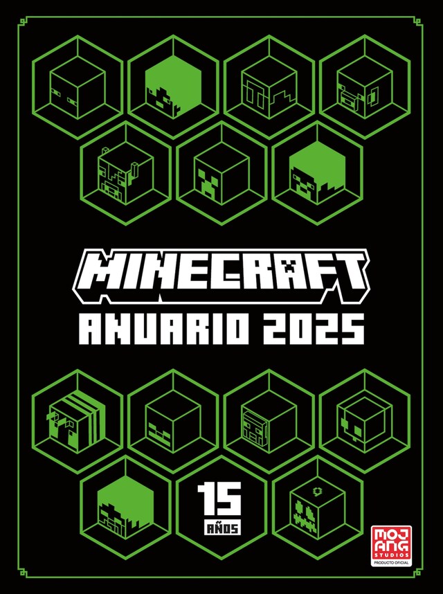 Copertina del libro per Anuario Minecraft 2025