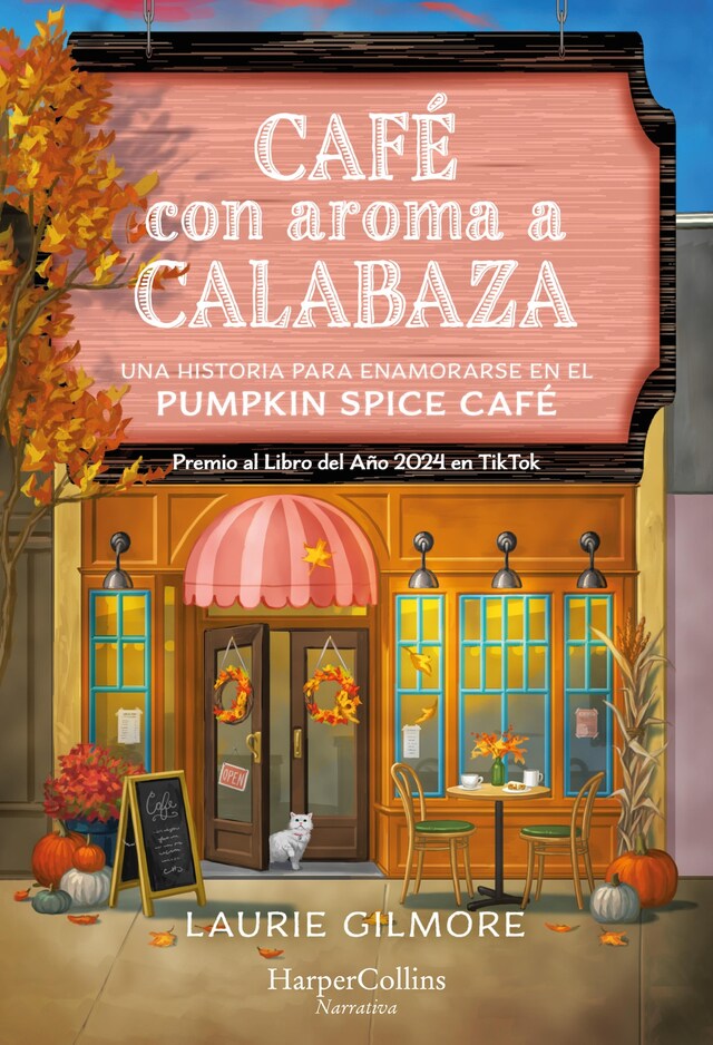 Book cover for Café con aroma a calabaza