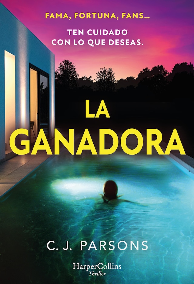 Book cover for La ganadora