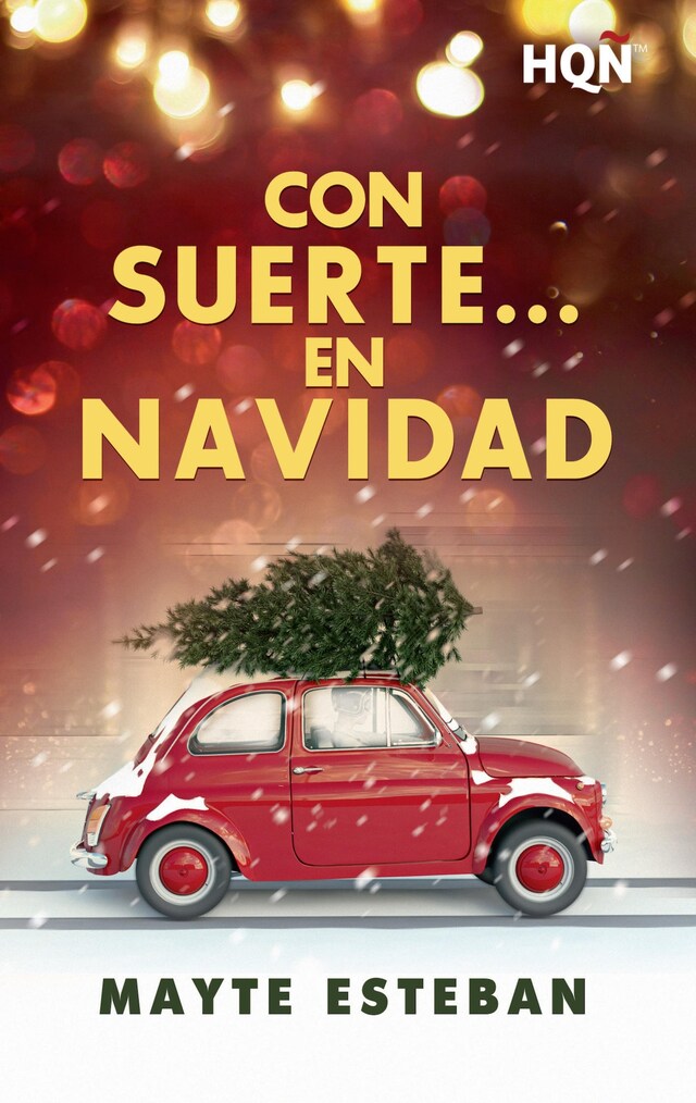 Portada de libro para Con suerte… en Navidad