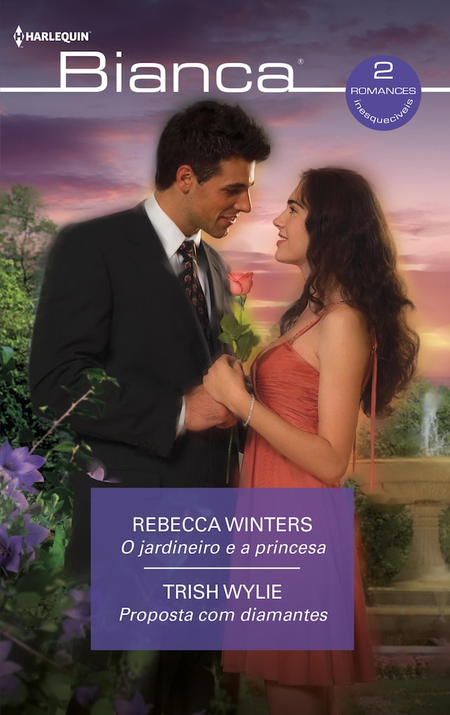 Okładka książki dla O jardineiro e a princesa - Proposta com diamantes