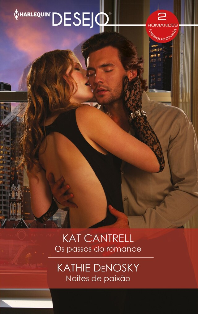 Book cover for Os passos do romance - Noites de paixão