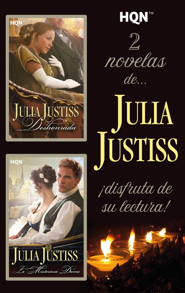 Buchcover für E-Pack HQN Julia Justiss mayo 2022