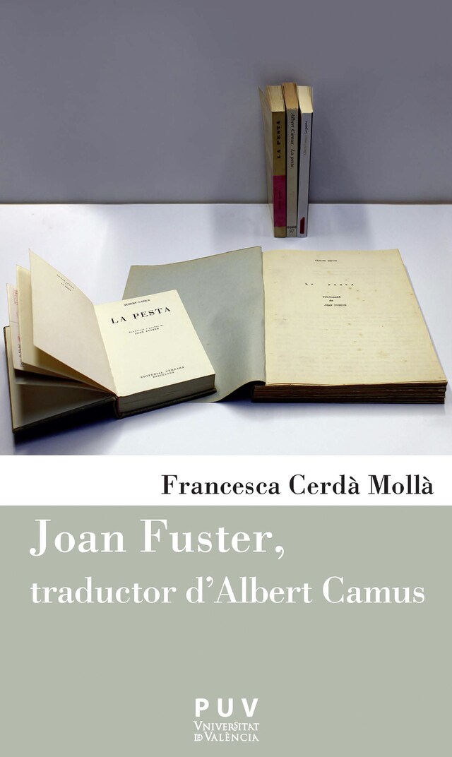 Kirjankansi teokselle Joan Fuster, traductor d'Albert Camus