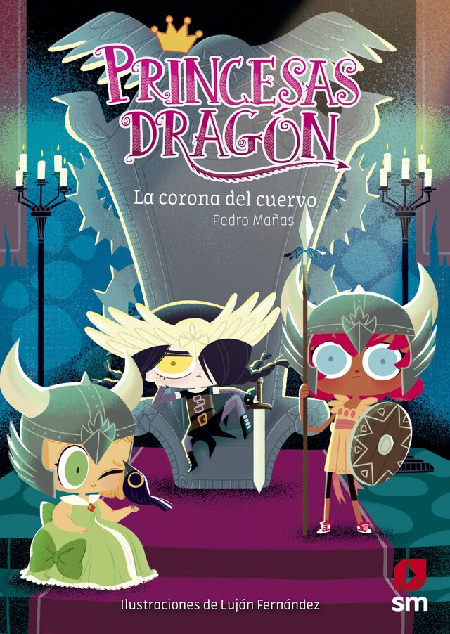 Buchcover für Princesas Dragón 12: La corona del cuervo