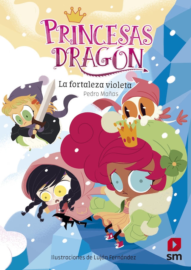 Boekomslag van Princesas Dragón 14. La fortaleza violeta