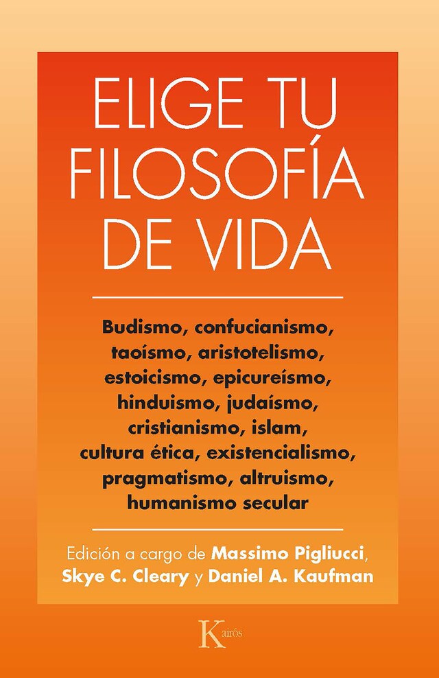 Book cover for Elige tu filosofía de vida