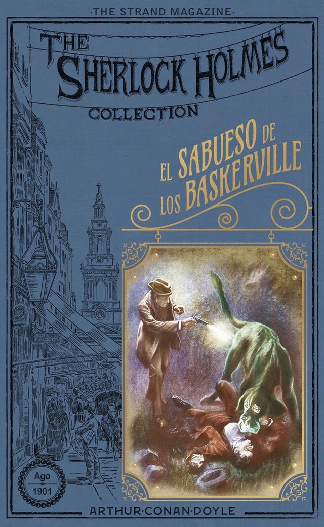 Kirjankansi teokselle El sabueso de los Baskerville