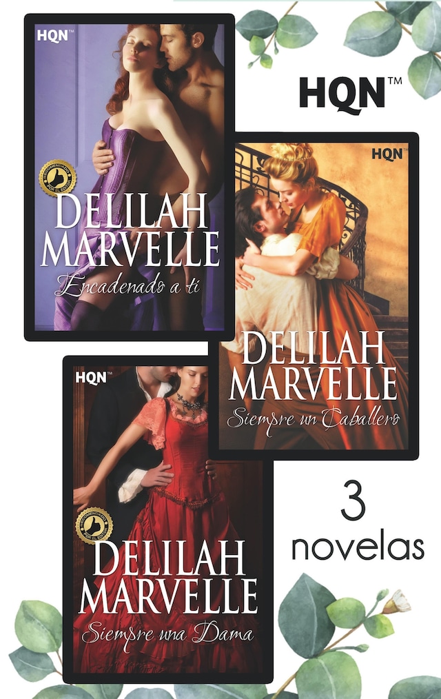 Buchcover für E-Pack HQN Delilah Marvelle octubre 2022