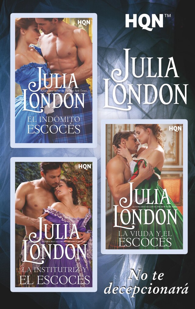 Buchcover für E-Pack HQN Julia London diciembre 2022