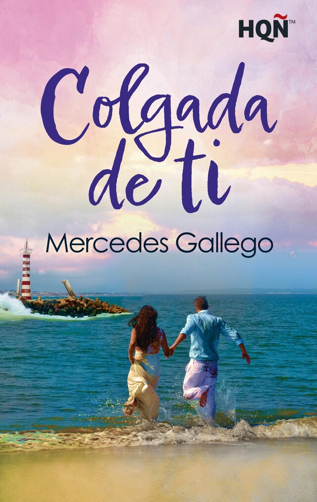 Book cover for Colgada de ti