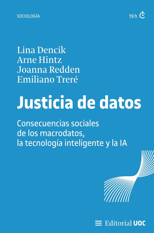 Copertina del libro per Justicia de datos