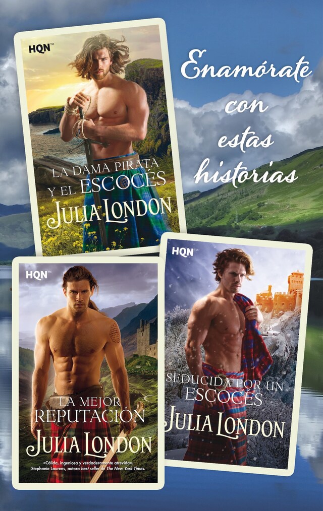 Buchcover für E-Pack HQN Julia London 3 julio 2023