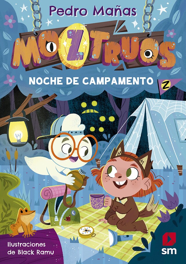 Buchcover für Moztruos 3: Noche de campamento