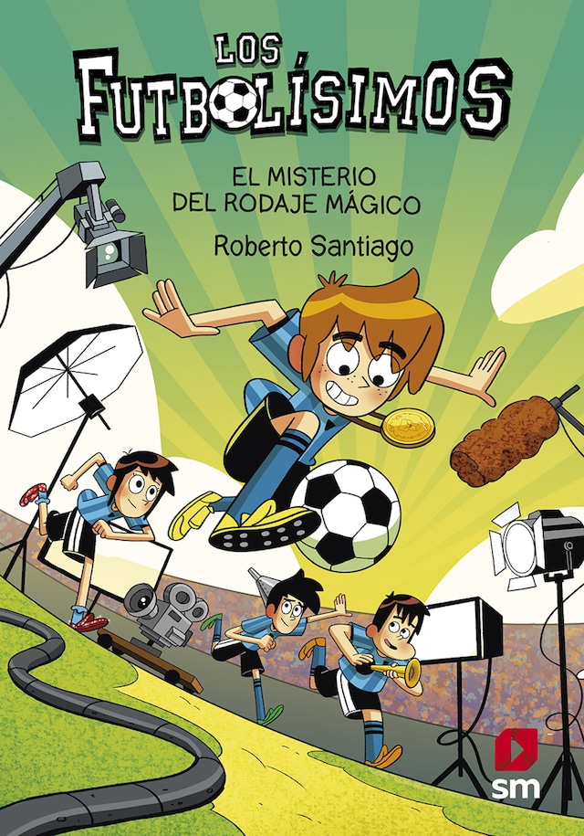 Book cover for Los Futbolísimos 24: El misterio del rodaje mágico