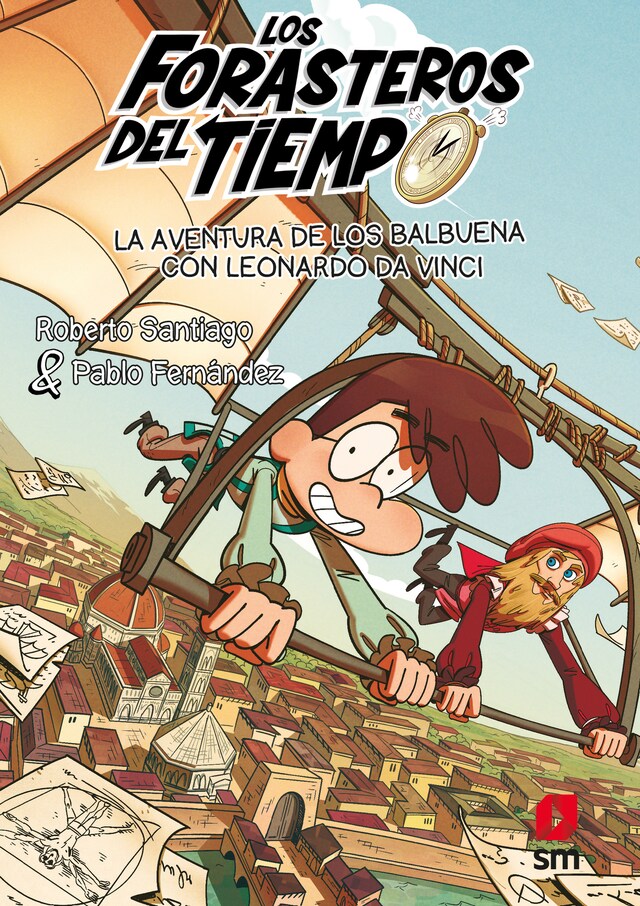 Copertina del libro per La aventura de los Balbuena con Leonardo da Vinci