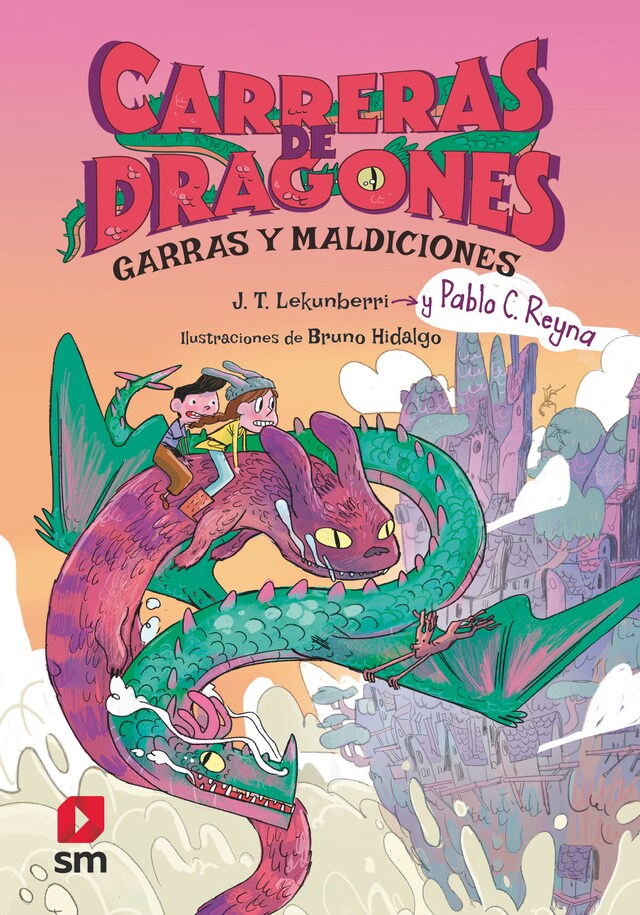 Book cover for Carreras de dragones 3: Garras y maldiciones