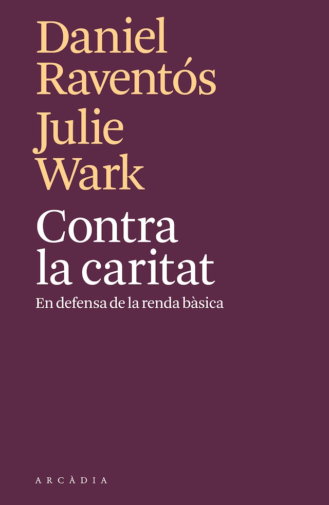 Book cover for Contra la caritat