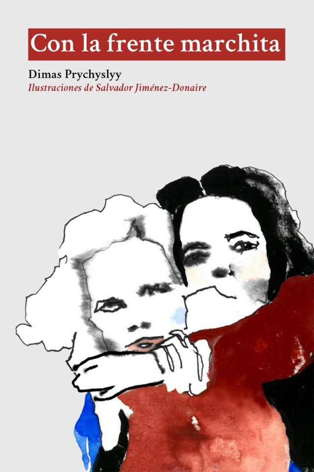 Book cover for Con la frente marchita