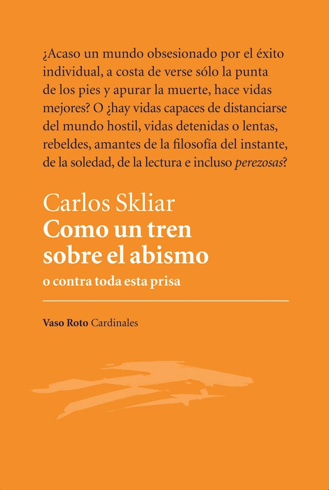 Okładka książki dla Como un tren sobre el abismo