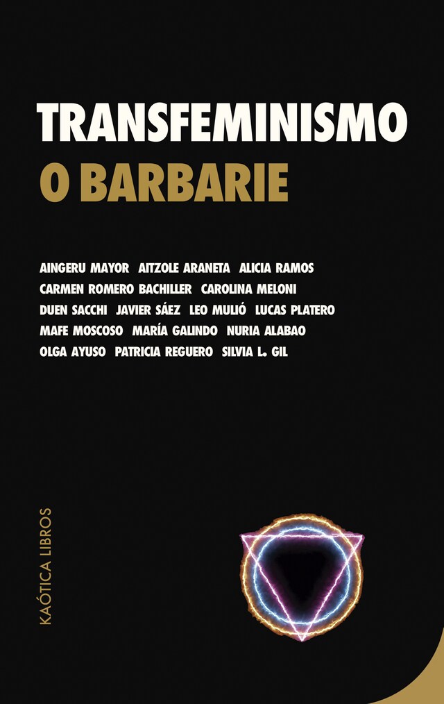 Buchcover für Transfeminismo o barbarie